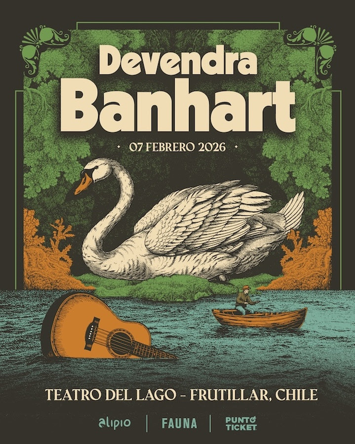 Devendra Banhart regresa a Chile con único concierto: 7 de febrero en el Teatro del Lago de Frutillar